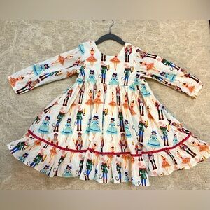 Pink Chicken Nutcracker Ballet Coralee Dress 4Y